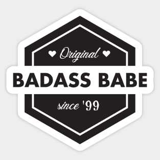 Original Badass Babe -Hex Sticker